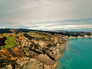 Cape Kidnappers 15th Aerial Coastline